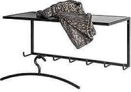 HAKU Möbel Wandgarderobe 25511 schwarz Metall 7