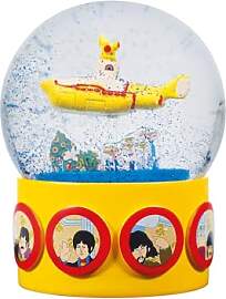Half Moon Bay Gelbe U-Boot-Schneekugel | Die