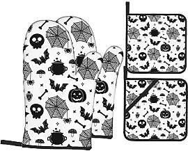 Halloween Gothic Kürbis Fledermaus Ofenhandschuhe 