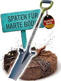 halmland® Profi Wurzelspaten | Spaten mit