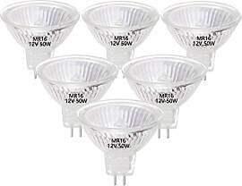 Halogenlampe MR16, 50 W 12 V MR16 GU5.3