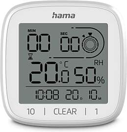 Hama Digitale Badezimmeruhr Zypern, Saugnapf, zum