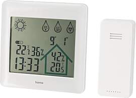 Hama Funk-Wetterstation mit Außensensor,