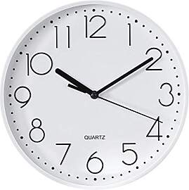 Hama Wanduhr, PG-558.8 cm, geräuscharm, weiß