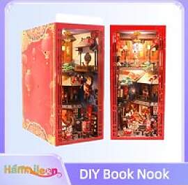 Hamaileon 3D-Buchständer aus Holz,