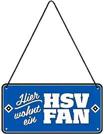 Hamburger SV HSV Blechschild Schild Wandschild