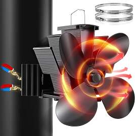 Hanaoyo Kaminventilator Magnetisch, Verbesserter