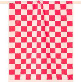 Handtuch PAD "CHESS, 50x100 cm", pink,