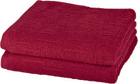 Handtuch ROSS "Premium", rot (granat),