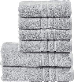 Handtuch Set DONE. "Daily Uni", grau