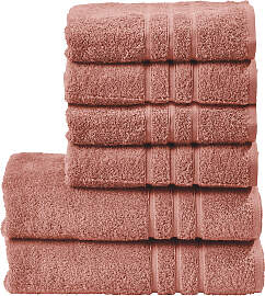 Handtuch Set DONE. "Daily Uni", rosa