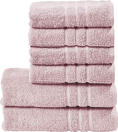 Handtuch Set DONE. "Daily Uni", rosa