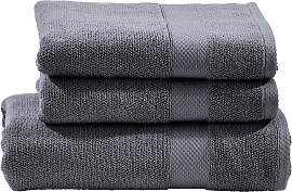 Handtuch Set DONE. "Deluxe", grau