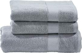 Handtuch Set DONE. "Deluxe", grau