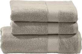 Handtuch Set DONE. "Deluxe", grau