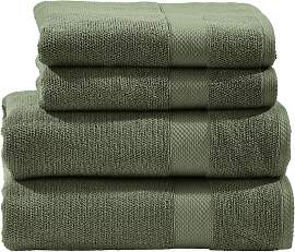 Handtuch Set DONE. "Deluxe", grün