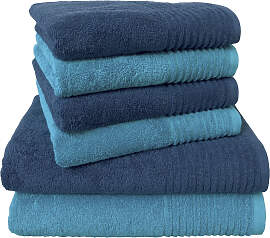 Handtuch Set DYCKHOFF "Brillant", blau