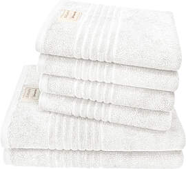 Handtuch Set DYCKHOFF "Nature", weiß, 6 