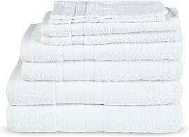 Handtuch Set EMOTION "Uni", weiß, 8