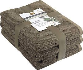 Handtuch Set GÖZZE "Franca", braun