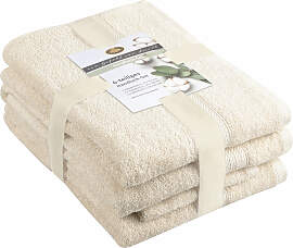 Handtuch Set GÖZZE "Lucia", beige