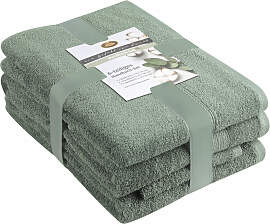 Handtuch Set GÖZZE "Lucia", grün