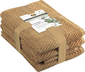 Handtuch Set GÖZZE "Viola", beige
