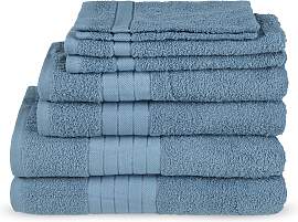 Handtuch Set GOOD MORNING "Uni", blau