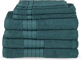 Handtuch Set GOOD MORNING "Uni", grün