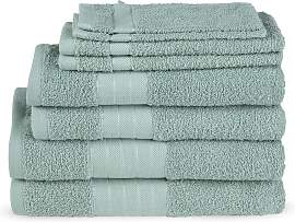 Handtuch Set GOOD MORNING "Uni", grün