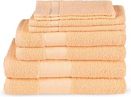 Handtuch Set GOOD MORNING "Uni", orange