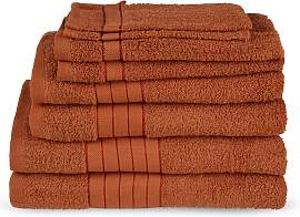 Handtuch Set GOOD MORNING "Uni", orange