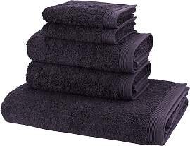 Handtuch Set MÖVE "Basic", grau