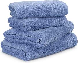 Handtuch Set MÖVE "New Classic", blau