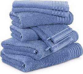 Handtuch Set MÖVE "New Classic", blau