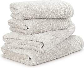 Handtuch Set MÖVE "New Classic", grau,