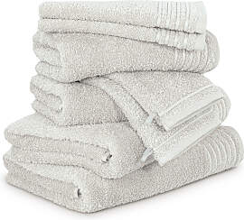 Handtuch Set MÖVE "New Classic", grau,