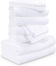 Handtuch Set MÖVE "New Classic", weiß