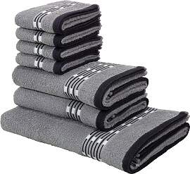 Handtuch Set OTTO HOME "Jonnie", grau,