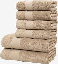 Handtuch Set WOLKENFELD "Premium Low-Twist