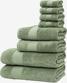 Handtuch Set WOLKENFELD "Premium Low-Twist