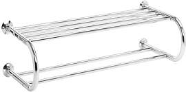 Handtuchhalter Baziga in Chromfarben