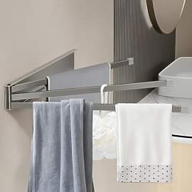 Handtuchhalter Edelstahl, Ohne Bohren 180°