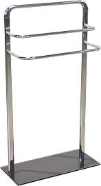 Handtuchhalter, grau (chromfarben), B:45cm H:80cm