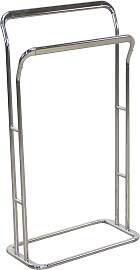 Handtuchhalter, grau (chromfarben), B:46cm H:85cm