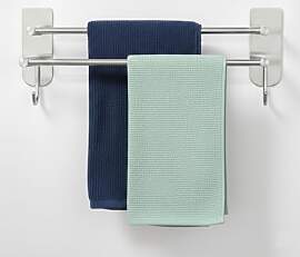 Handtuchhalter ohne Bohren 40cm Doppelt -