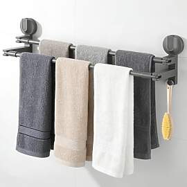 Handtuchhalter Saugnapf mit 2 Haken für