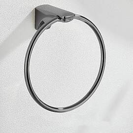 Handtuchring aus gebürstetem Gold, 304 Edelstahl, 