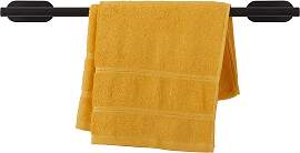 Handtuchstange aus Metall in Schwarz