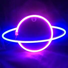 Hangrow Neon-Planet, LED-Schilder für die
